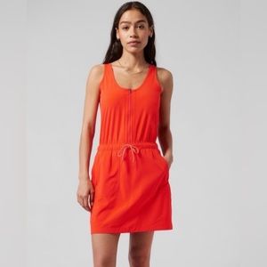 Athleta Expedition Dress, FLAME ORANGE Size 6, retail $98.00 NWT #446859